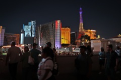 The Las Vegas Strip lighted up as he NABJ/NAHJ 2022 Convention gets underway in Las Vegas, Nev., on Tuesday, August 2, 2022.